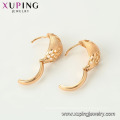 96155 xuping top sell all seasons gold earring designs delicate 18k gold hoop earring accessories for women jewelry